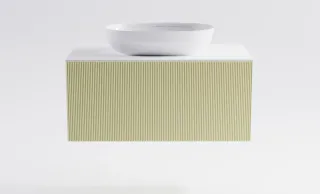 Тумба с раковиной Astra-Form М-40 4631177713293 100 см бежевый матовый